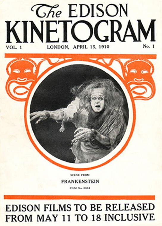 EDISON KINETOGRAM (UK) magazine side cover Issue 1 15 April 1910