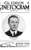 EDISON KINETOGRAM (UK) magazine side cover August 1914