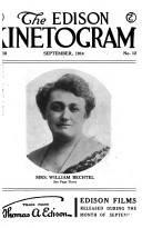EDISON KINETOGRAM (UK) magazine side cover September 1914