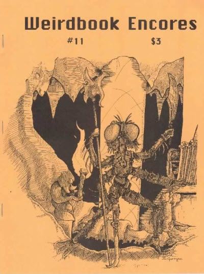EERIE COUNTRY magazine side cover Issue 11  1990