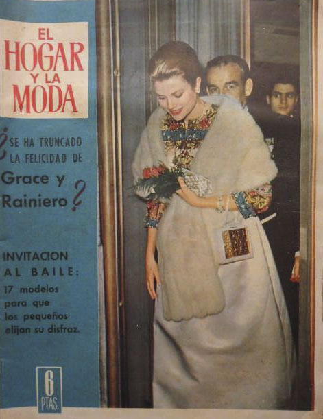 EL HOGAR Y LA MODA magazine side cover Issue 1410 20 January 1961