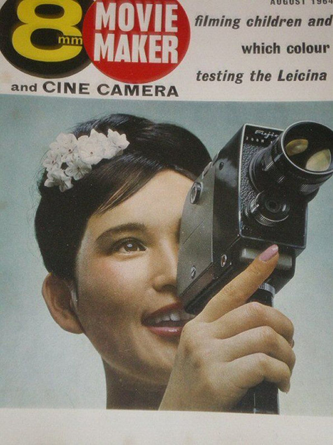 8mm MOVIE MAKER magazine side cover  August 1964