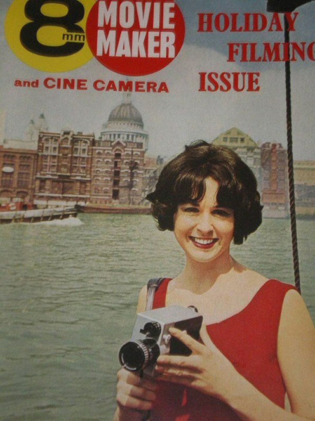 8mm MOVIE MAKER magazine side cover  August 1965