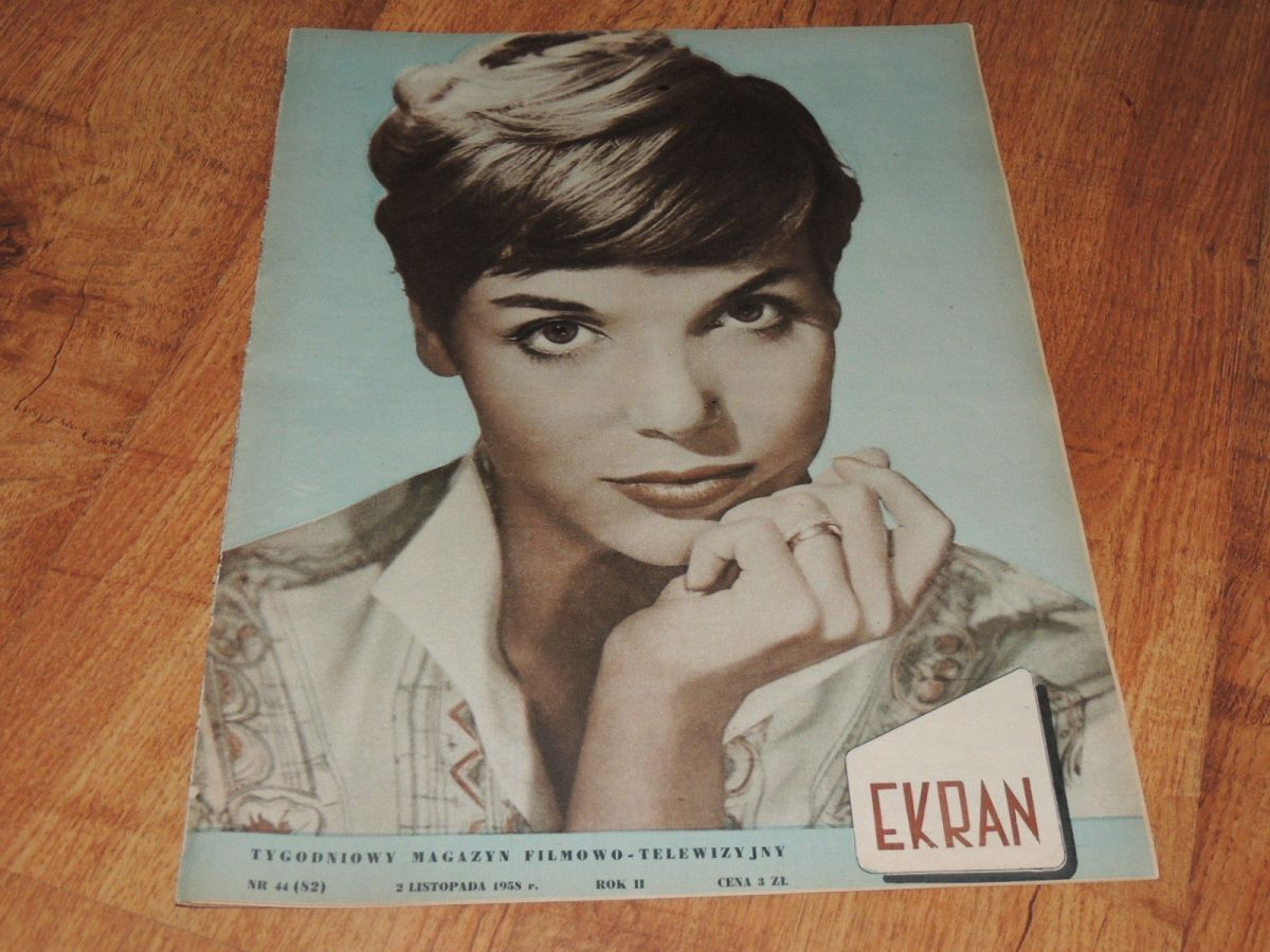 EKRAN (Po) magazine side cover Issue 82 2 November 1958