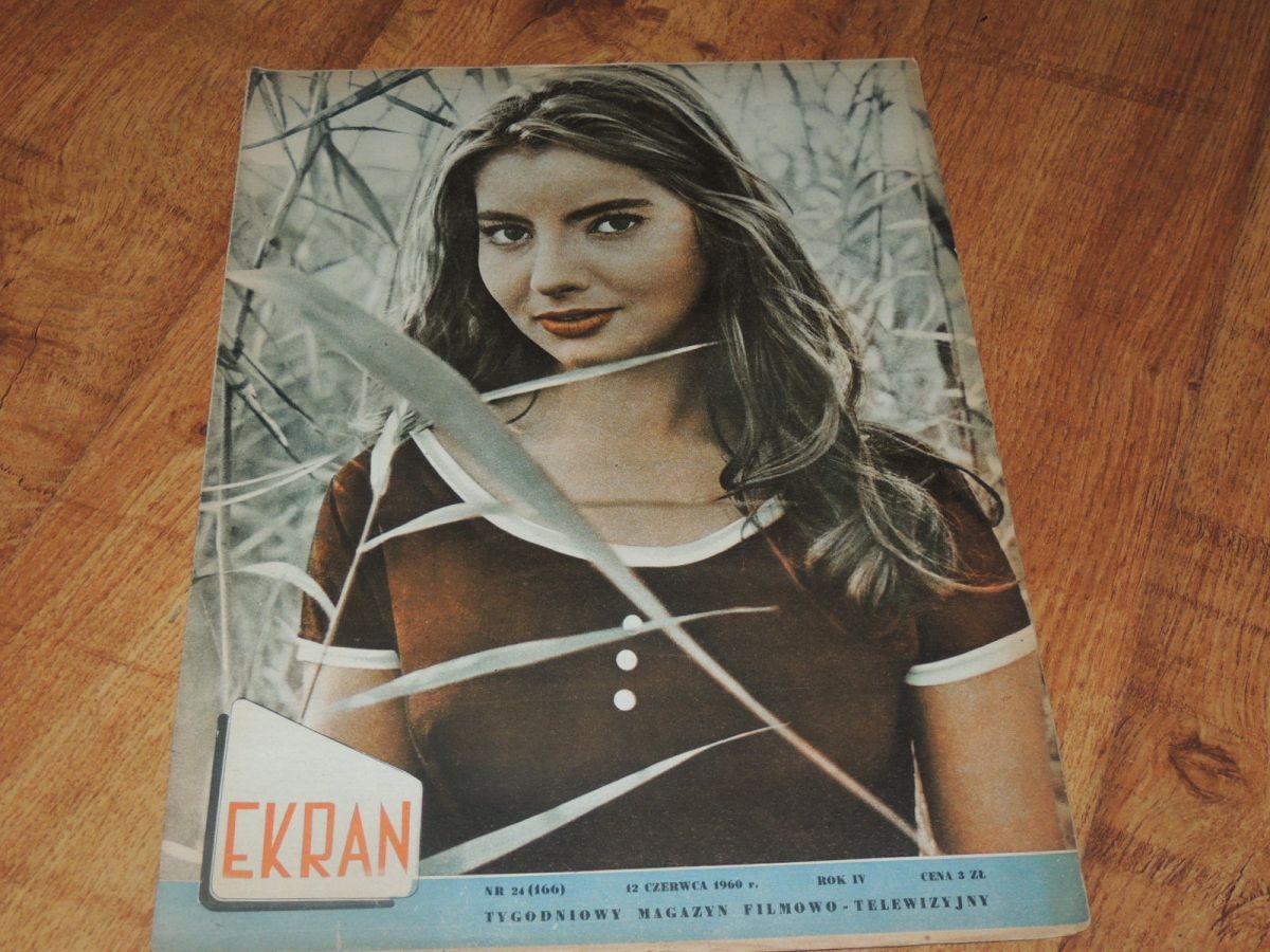 EKRAN (Po) magazine side cover Issue 166 12 June 1960