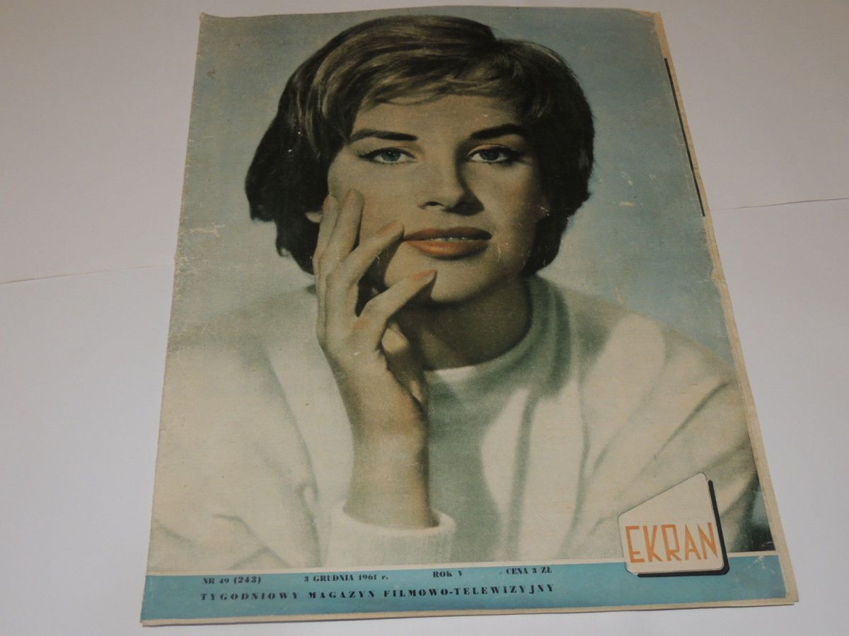EKRAN (Po) magazine side cover Issue 243 3 December 1961