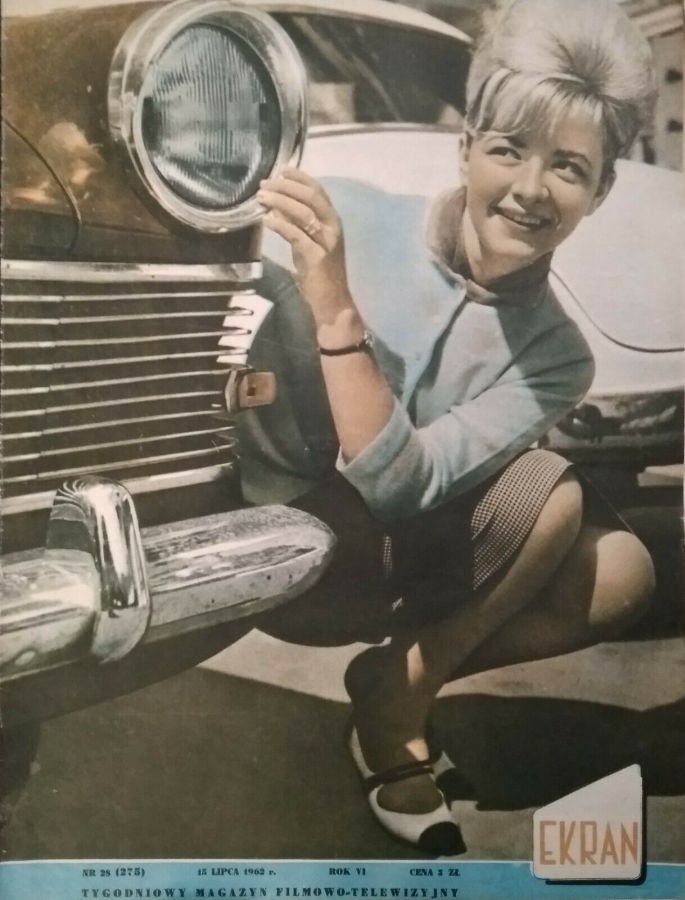 EKRAN (Po) magazine side cover Issue 275 15 July 1962