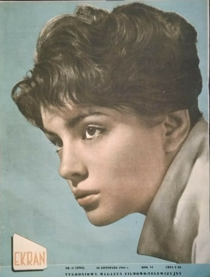 EKRAN (Po) magazine side cover Issue 294 25 November 1962