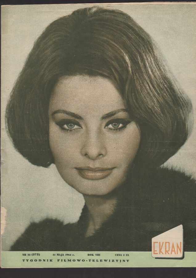 EKRAN (Po) magazine side cover Issue 373 31 May 1964