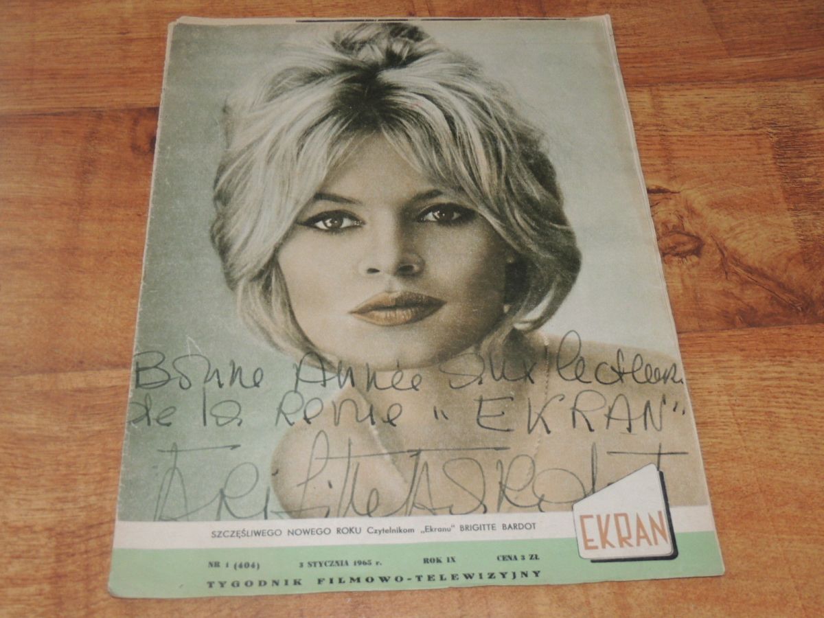 EKRAN (Po) magazine side cover Issue 404 3 January 1965