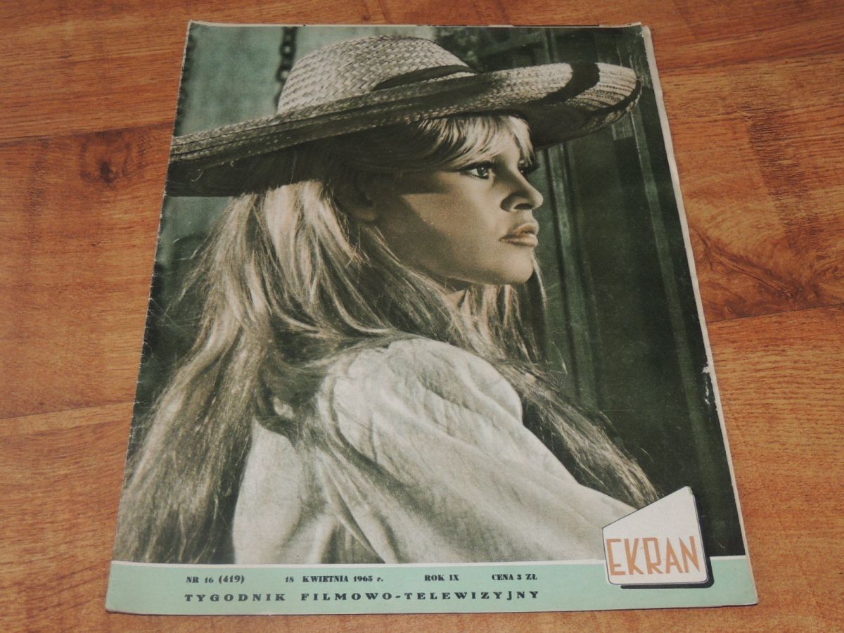 EKRAN (Po) magazine side cover Issue 419 18 April 1965