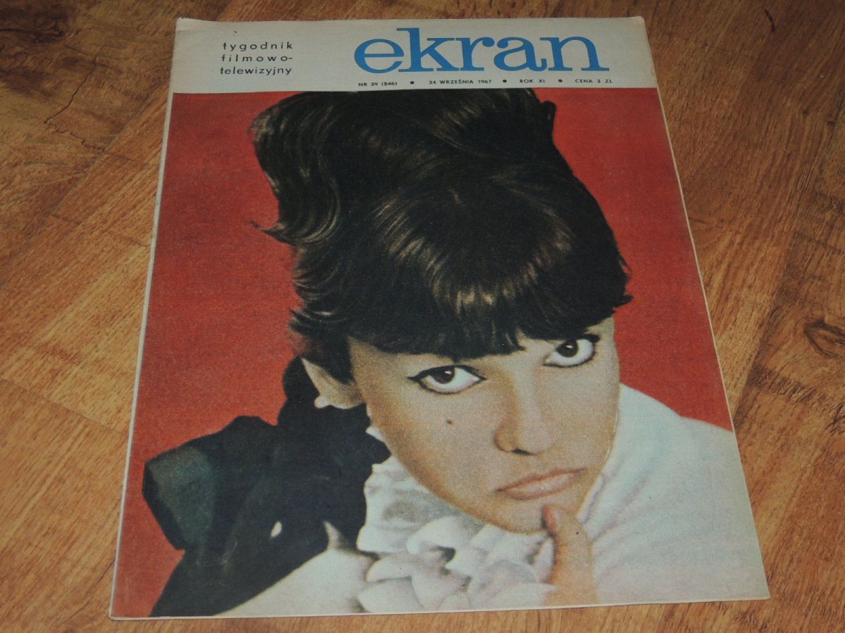 EKRAN (Po) magazine side cover Issue 546 24 September 1967