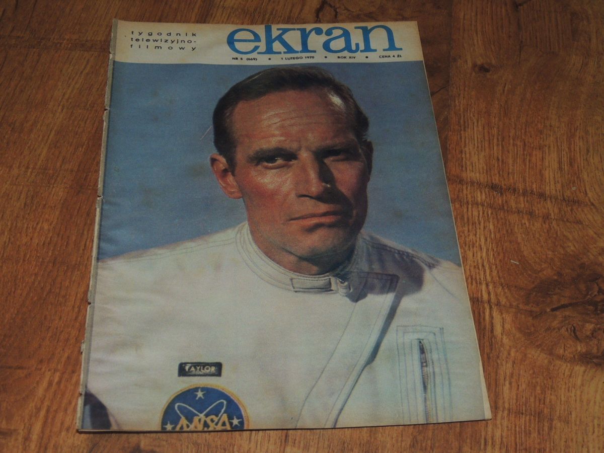 EKRAN (Po) magazine side cover Issue 669 1 February 1970