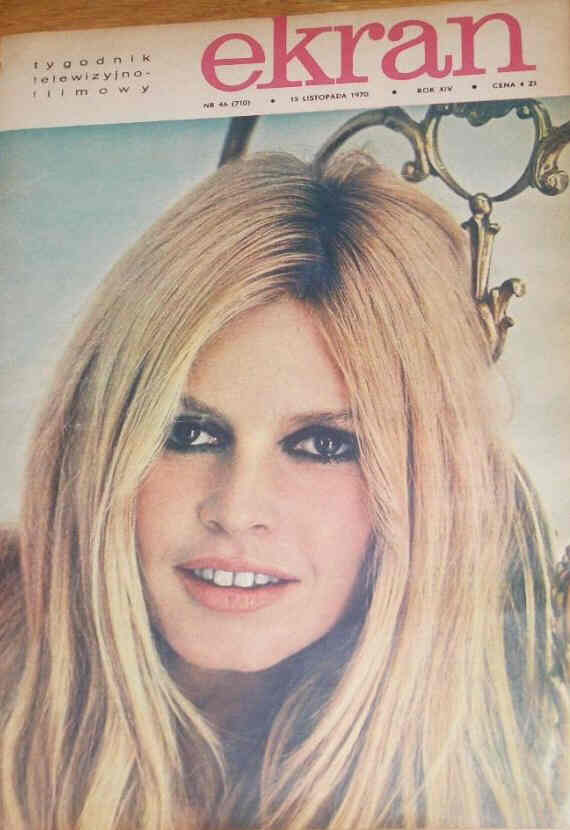 EKRAN (Po) magazine side cover Issue 710 15 November 1970