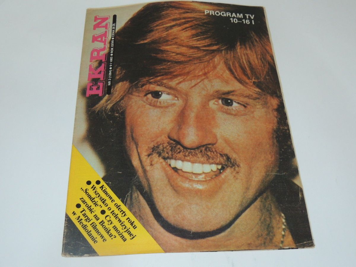 EKRAN (Po) magazine side cover Issue 1284 9 January 1983