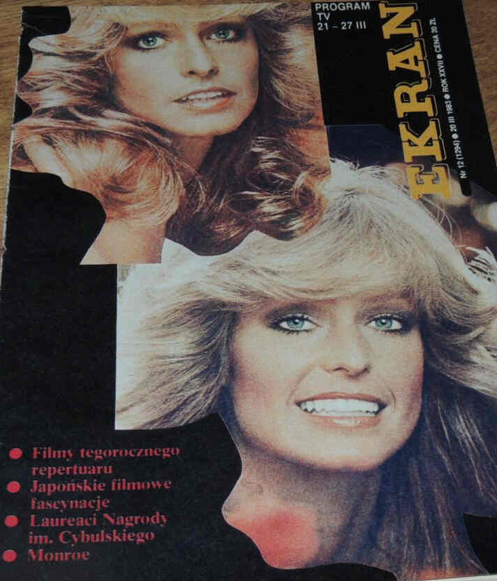 EKRAN (Po) magazine side cover Issue 1294 20 March 1983