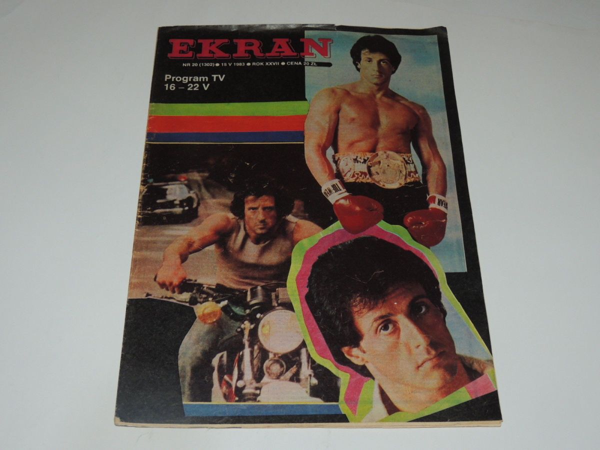 EKRAN (Po) magazine side cover Issue 1302 15 May 1983