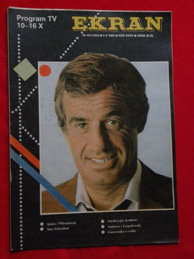 EKRAN (Po) magazine side cover Issue 1324 9 October 1983