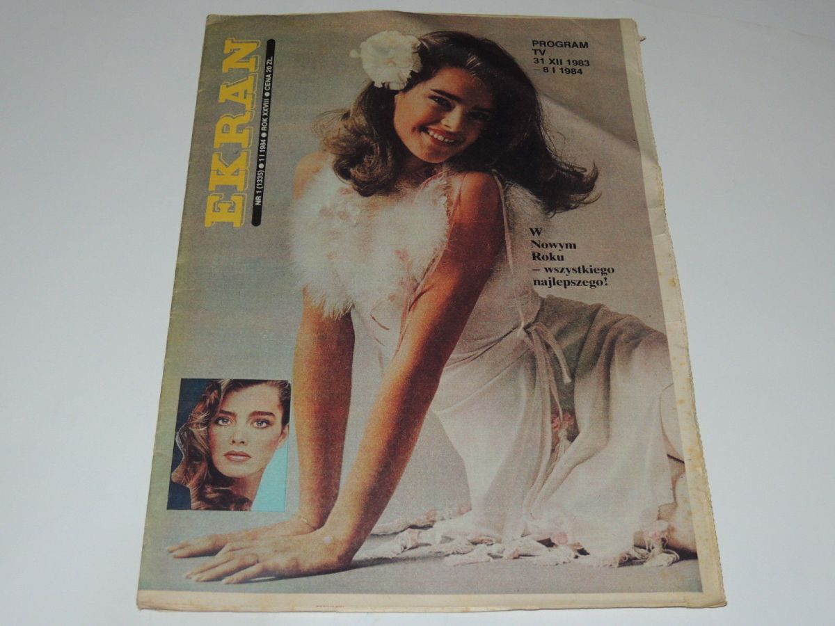 EKRAN (Po) magazine side cover Issue 1335 31 December 1983