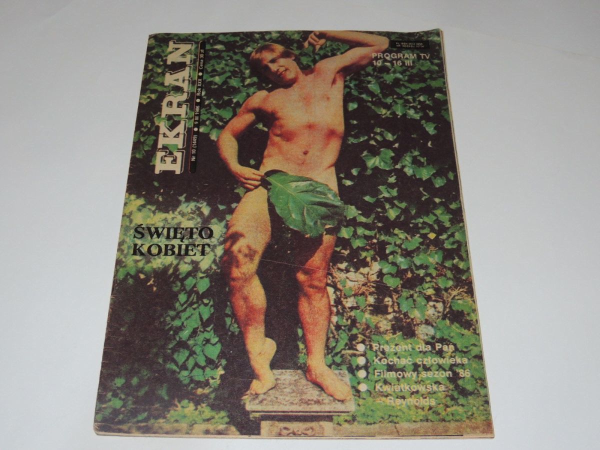 EKRAN (Po) magazine side cover Issue 1449 9 March 1986