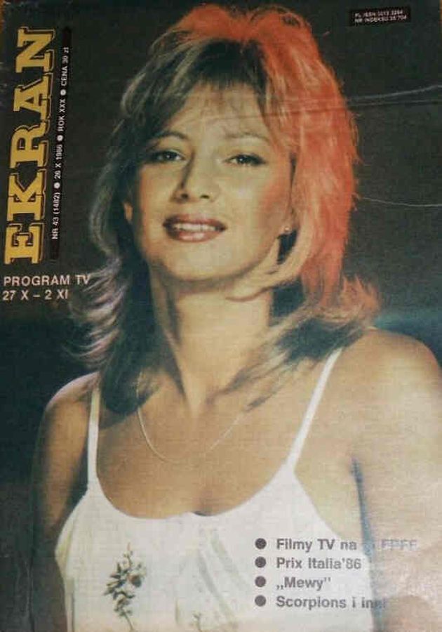 EKRAN (Po) magazine side cover Issue 1482 22 October 1986