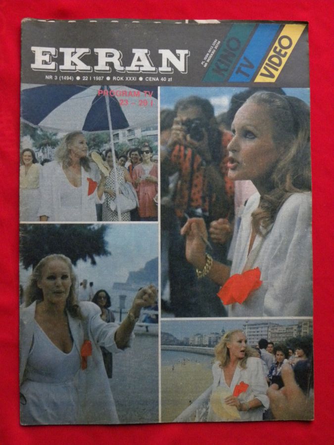 EKRAN (Po) magazine side cover Issue 1494 22 January 1987