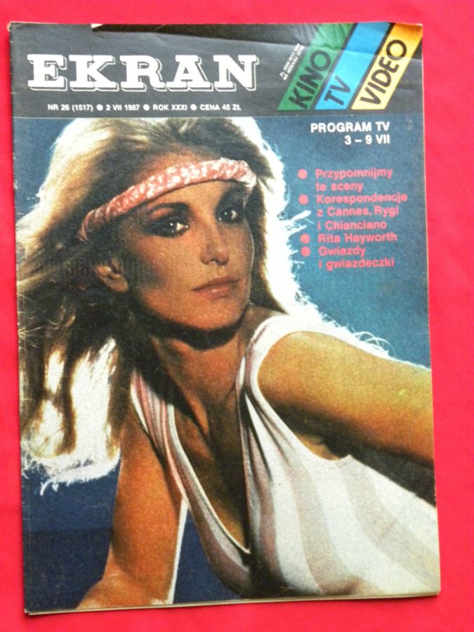 EKRAN (Po) magazine side cover Issue 1517 2 July 1987