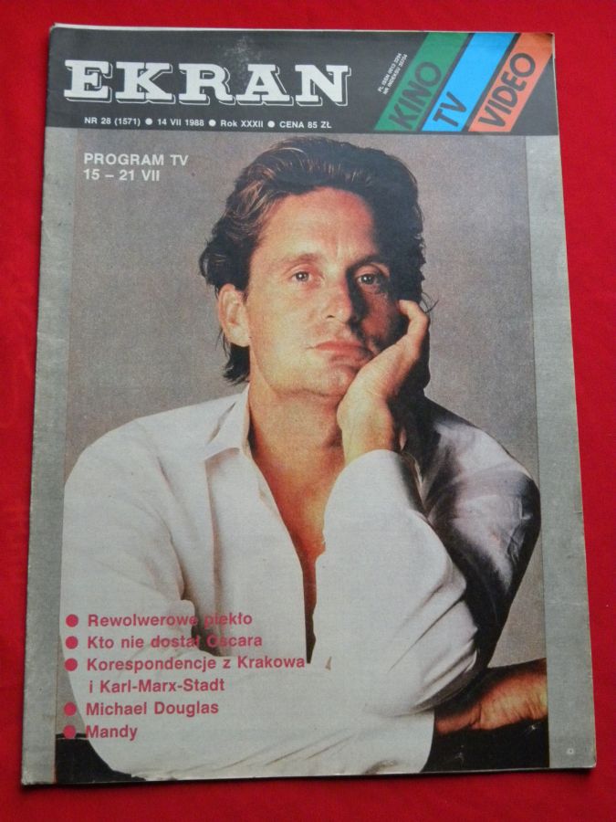 EKRAN (Po) magazine side cover Issue 1571 14 July 1988