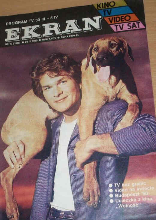 EKRAN (Po) magazine side cover Issue 1658 29 March 1990