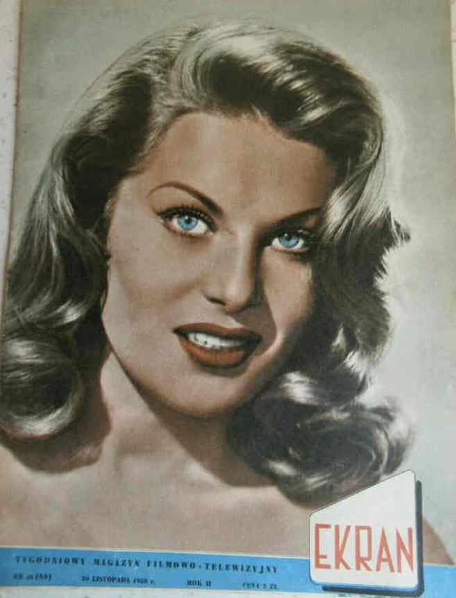 EKRAN (Po) magazine side cover Issue 86 30 November 1958