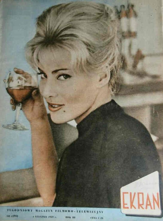 EKRAN (Po) magazine side cover Issue 91 4 January 1959