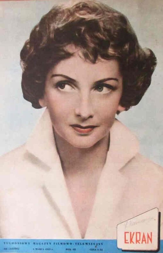 EKRAN (Po) magazine side cover Issue 100 8 March 1959