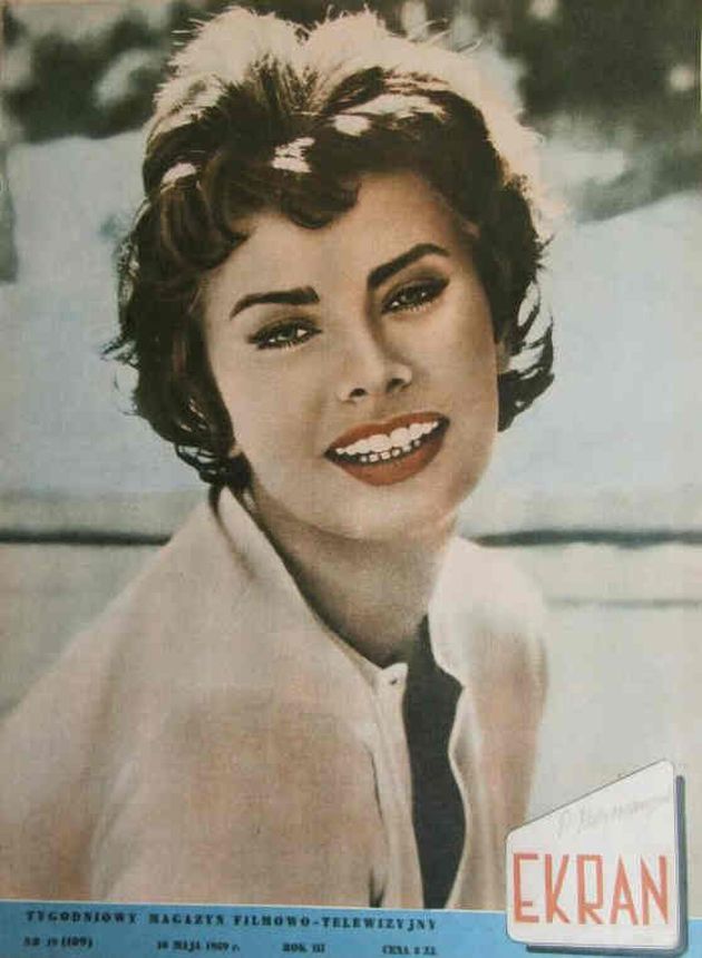 EKRAN (Po) magazine side cover Issue 109 10 May 1959