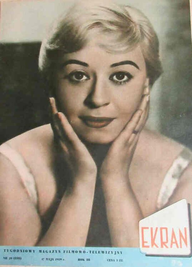 EKRAN (Po) magazine side cover Issue 110 17 May 1959