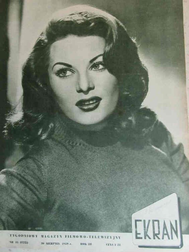 EKRAN (Po) magazine side cover Issue 125 30 August 1959