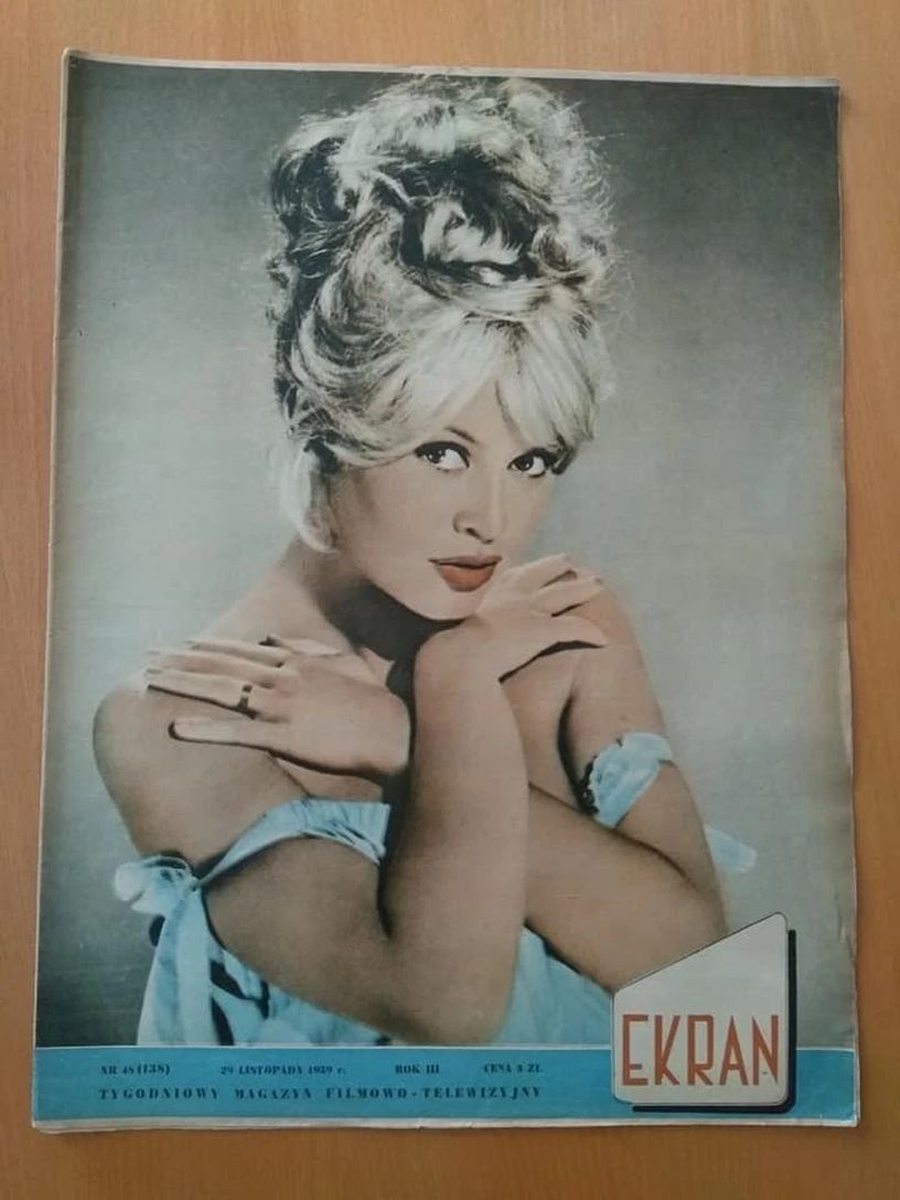 EKRAN (Po) magazine side cover Issue 138 29 November 1959