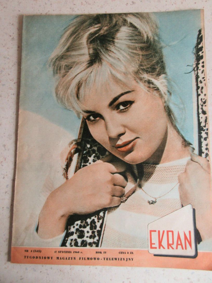 EKRAN (Po) magazine side cover Issue 145 17 January 1960