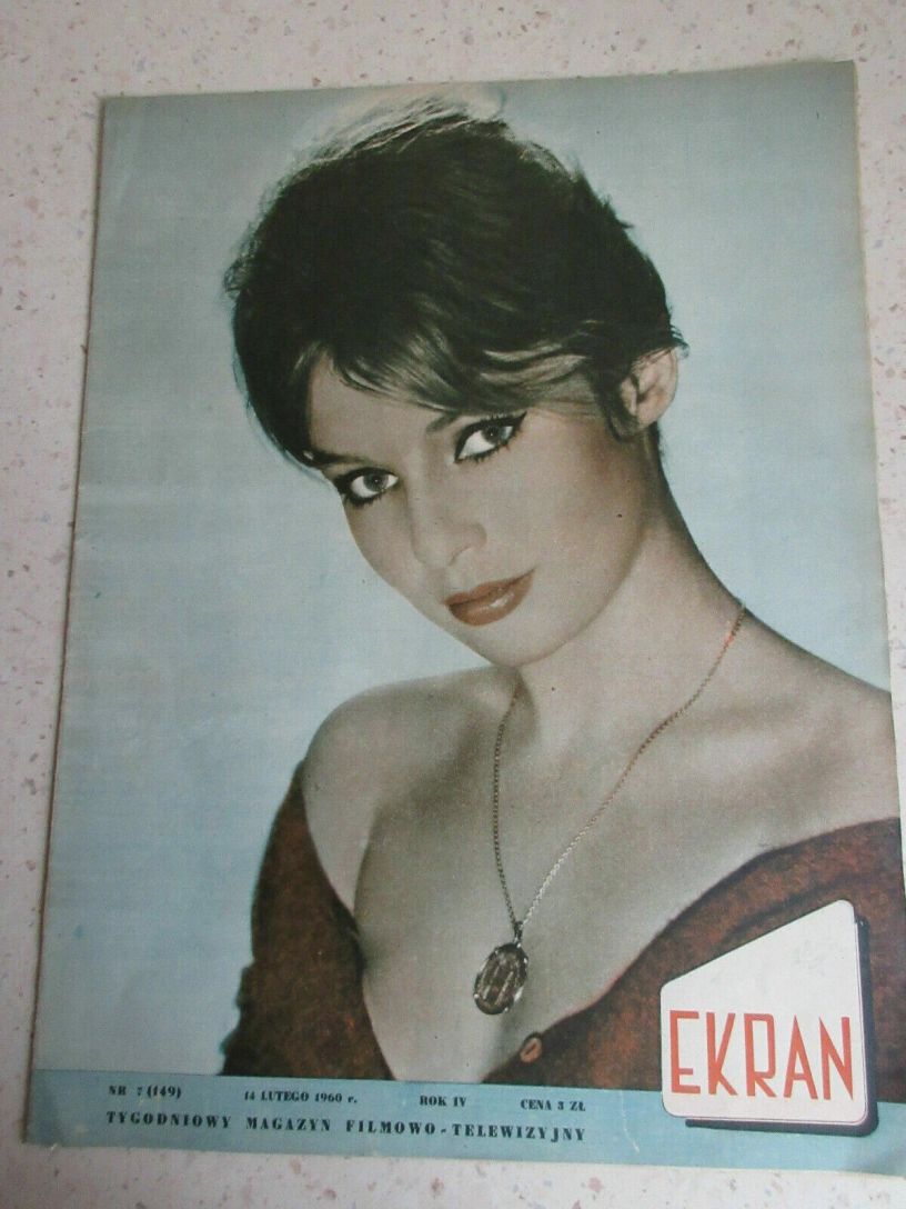 EKRAN (Po) magazine side cover Issue 149 14 February 1960