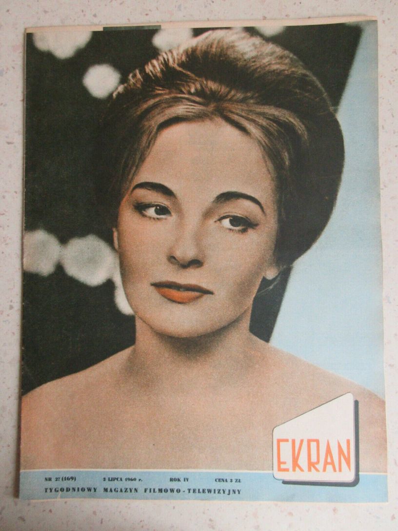EKRAN (Po) magazine side cover Issue 169 3 July 1960