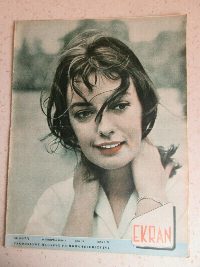 EKRAN (Po) magazine side cover Issue 177 28 August 1960
