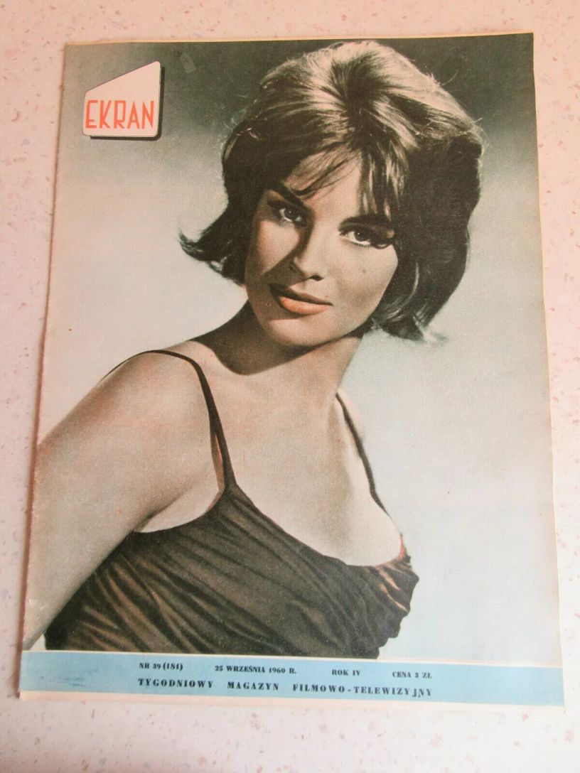 EKRAN (Po) magazine side cover Issue 181 25 September 1960