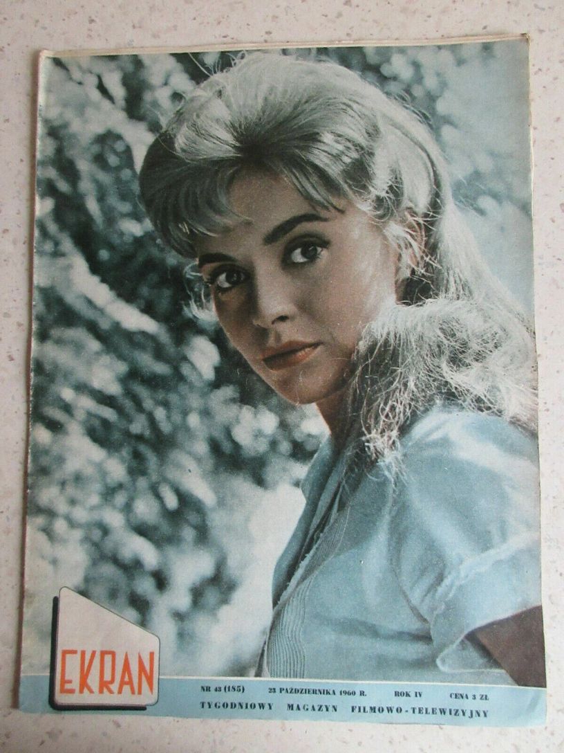 EKRAN (Po) magazine side cover Issue 185 23 October 1960