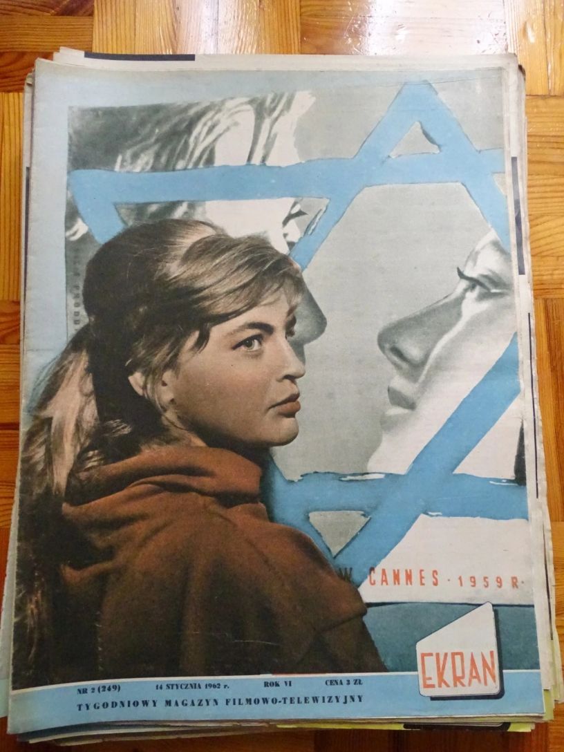 EKRAN (Po) magazine side cover Issue 249 14 January 1962