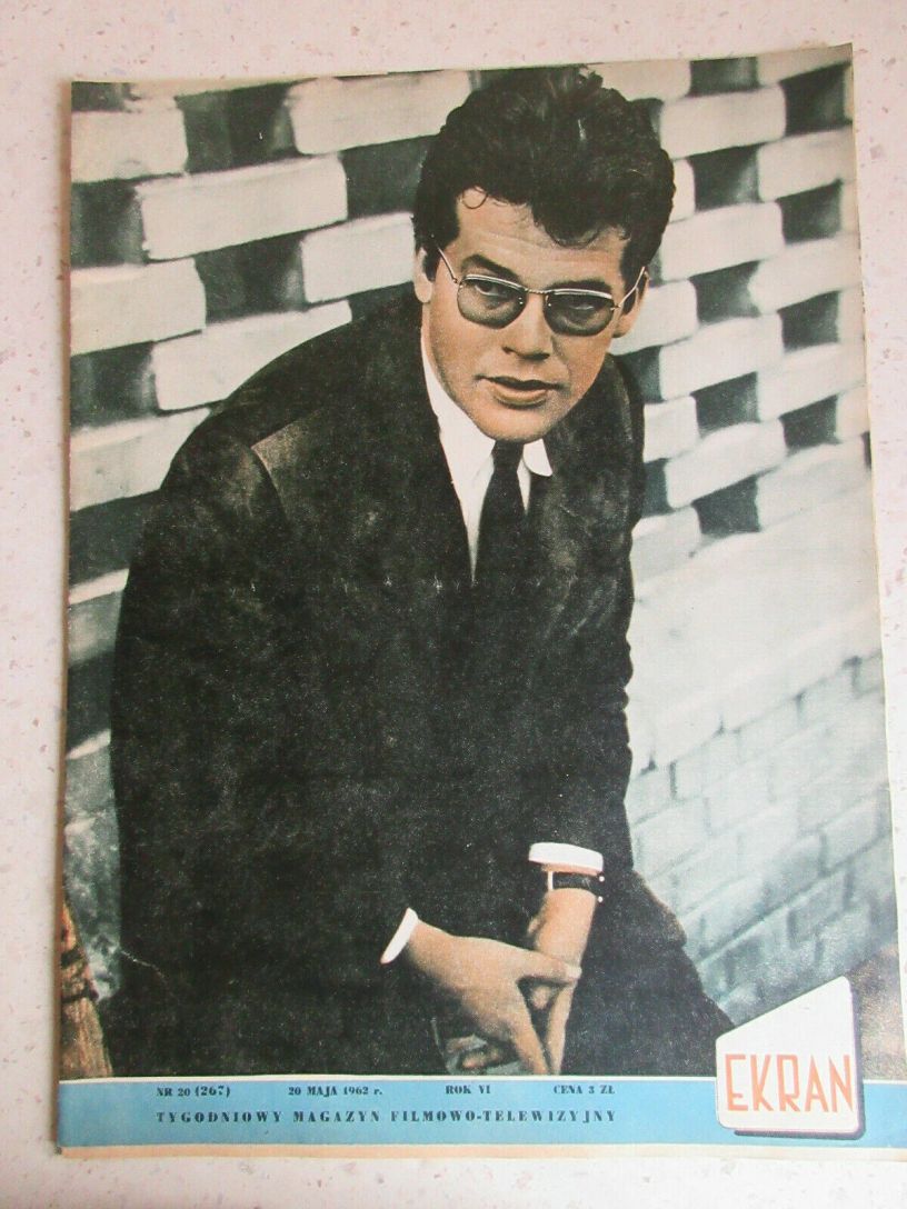EKRAN (Po) magazine side cover Issue 267 20 May 1962
