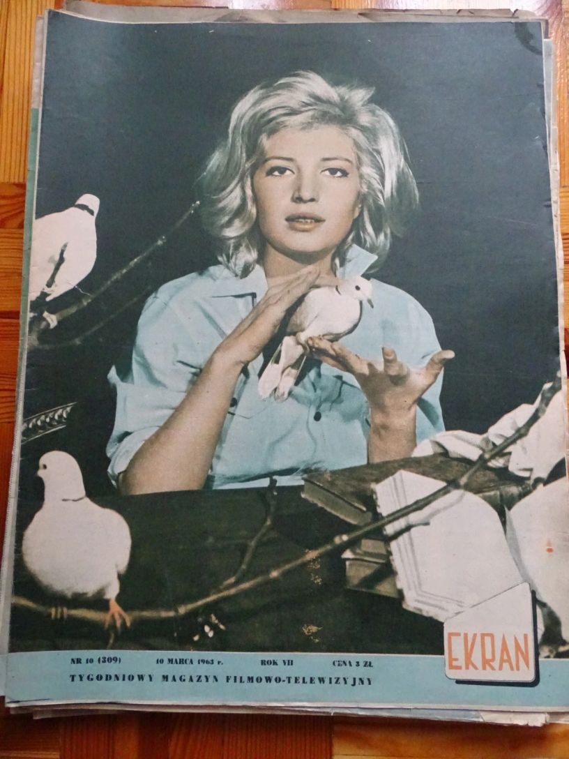EKRAN (Po) magazine side cover Issue 309 10 March 1963