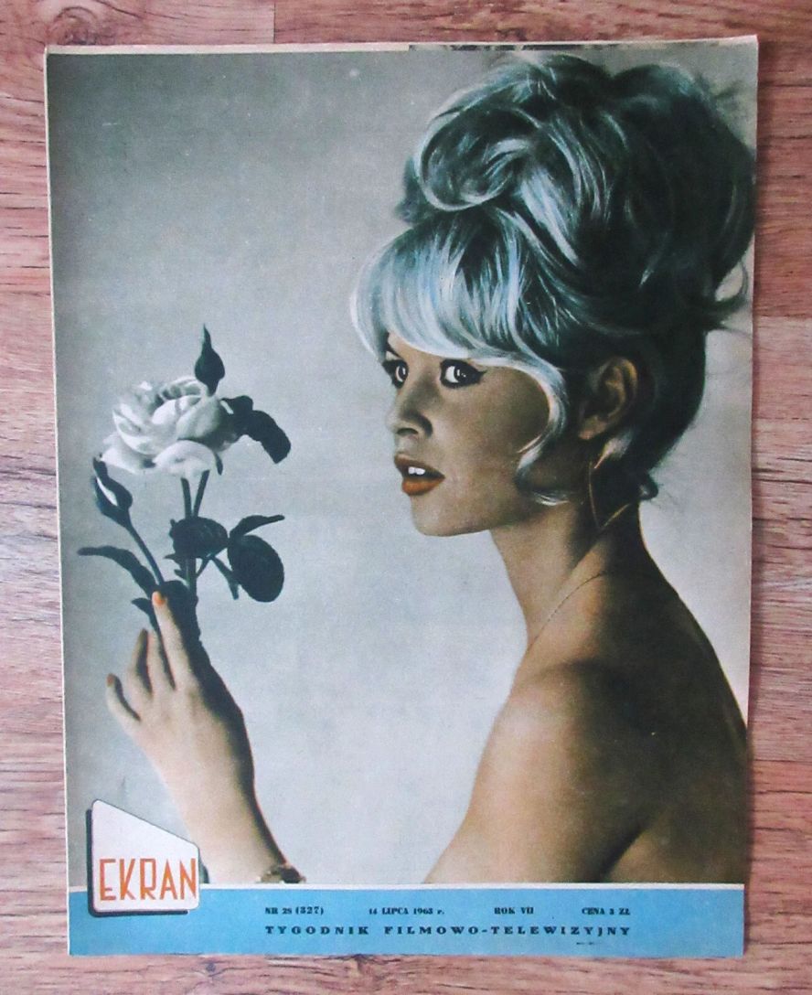 EKRAN (Po) magazine side cover Issue 327 14 July 1963