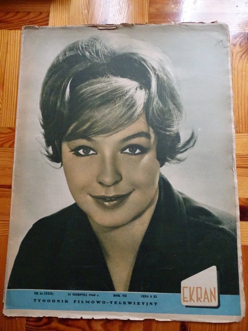 EKRAN (Po) magazine side cover Issue 333 25 August 1963