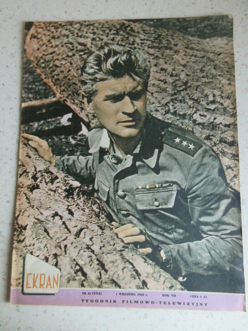 EKRAN (Po) magazine side cover Issue 334 1 September 1963
