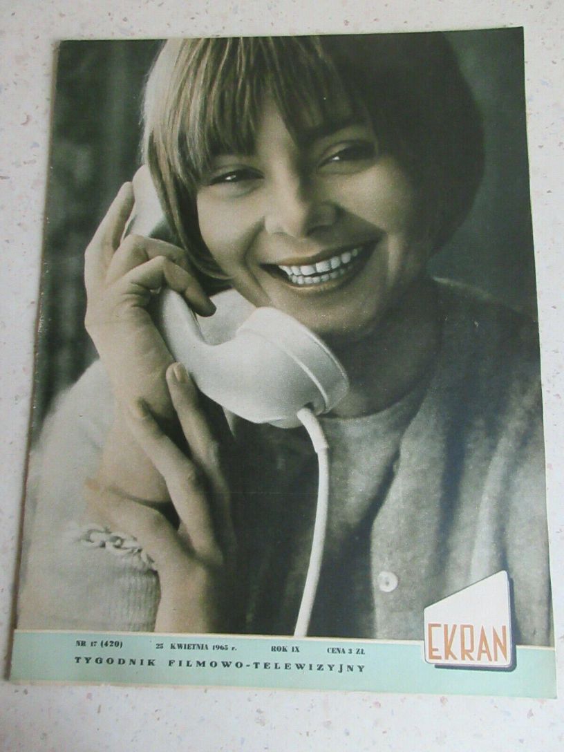 EKRAN (Po) magazine side cover Issue 420 25 April 1965
