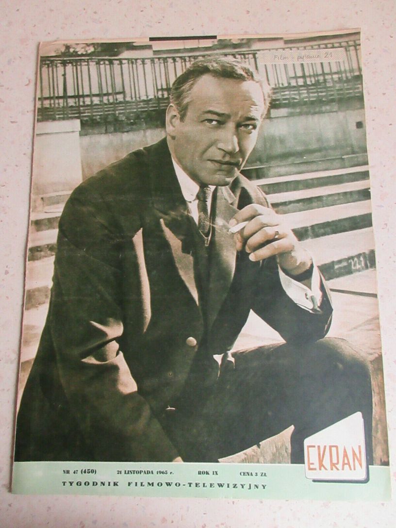 EKRAN (Po) magazine side cover Issue 450 21 November 1965